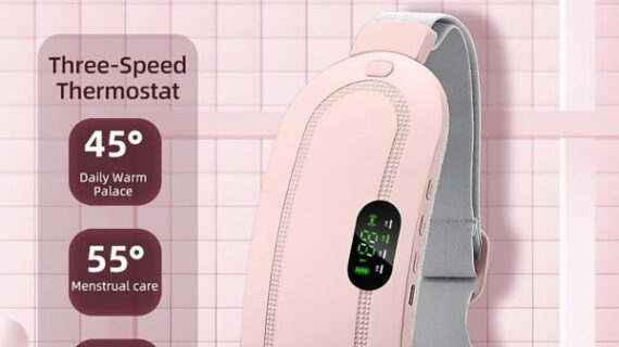 Portable Menstrual Heating Pad Belt for Women – Electric Period Pain Relief Massager