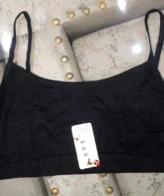Black Wireless Sports Bra for Women