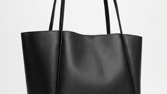 Classic Leather Tote Bag for Women