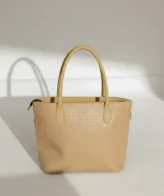 Elegant Croc Texture Tote Handbag for Women