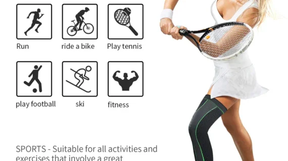 Long Compression Knee Sleeve Brace