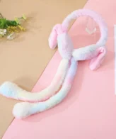 Plush Bunny Ear Headband