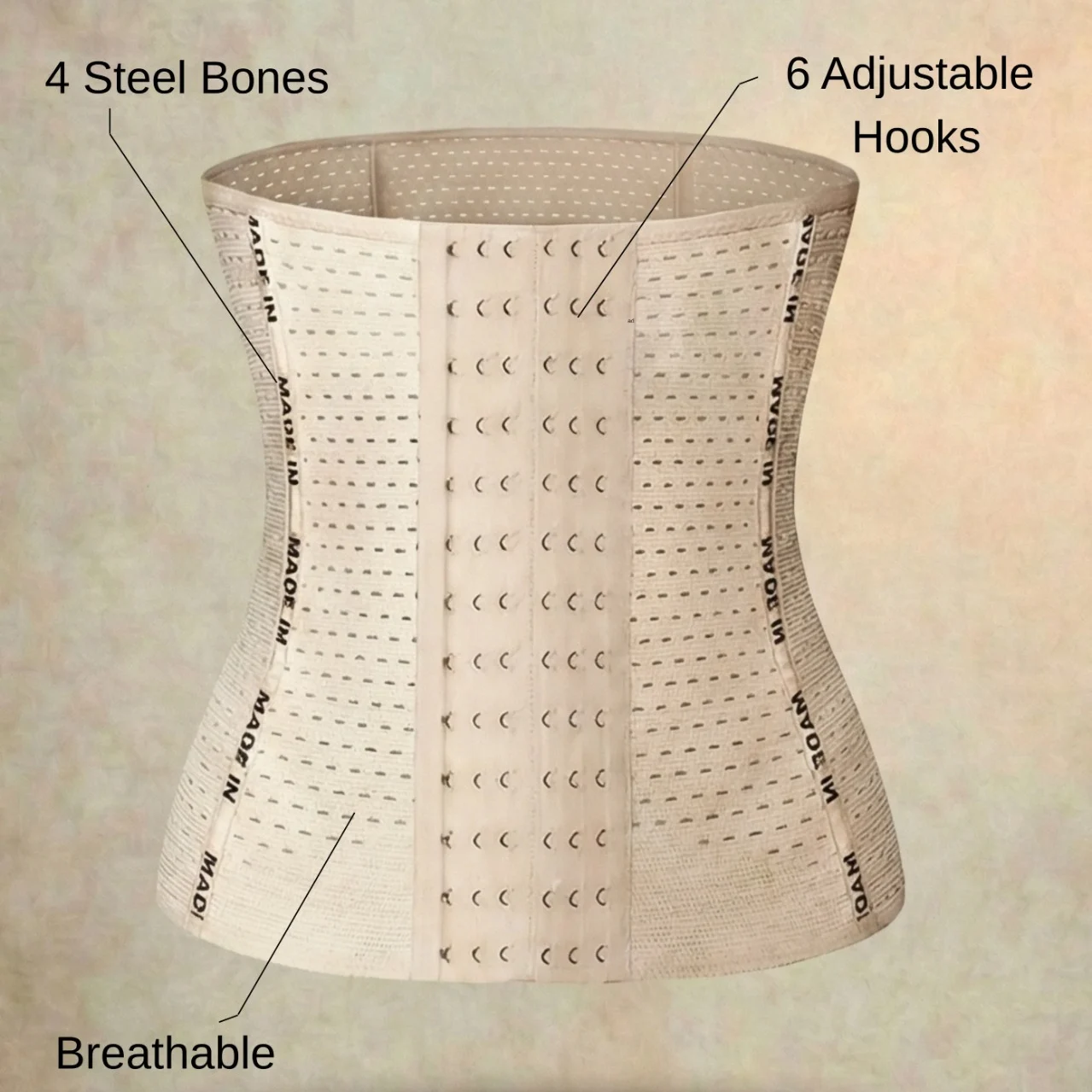 Belly Belt 6 Hooks Body Shaper & Tummy Controller