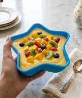 Custard Star Bowl is a beautifully designed serving bowl with a unique star shape, ideal for presenting custard, pudding, jelly, fruits, and various desserts. It enhances table presentation and is suitable for both home and professional use. Made from durable material, it is lightweight, easy to clean, and reusable, making it perfect for daily use as well as special occasions.