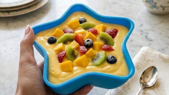 Custard Star Bowl is a beautifully designed serving bowl with a unique star shape, ideal for presenting custard, pudding, jelly, fruits, and various desserts. It enhances table presentation and is suitable for both home and professional use. Made from durable material, it is lightweight, easy to clean, and reusable, making it perfect for daily use as well as special occasions.