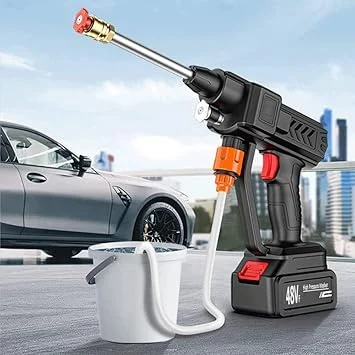 Car Wash Spray Gun | 48V High Pressure Lithium Battery