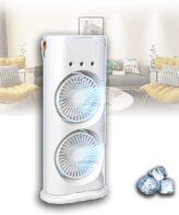 Double-Ended Spray Water Mist Fan – Dual Fan